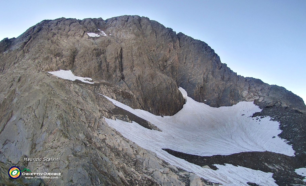 20 Bocchetta di Podavit, il Diavolone e il suo nevaio Ovest...JPG